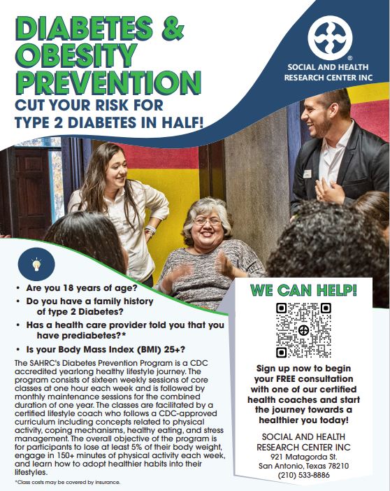 Diabetes and Obesity Prevention Flyer