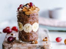 Chocolate Banana Overnight Oats 