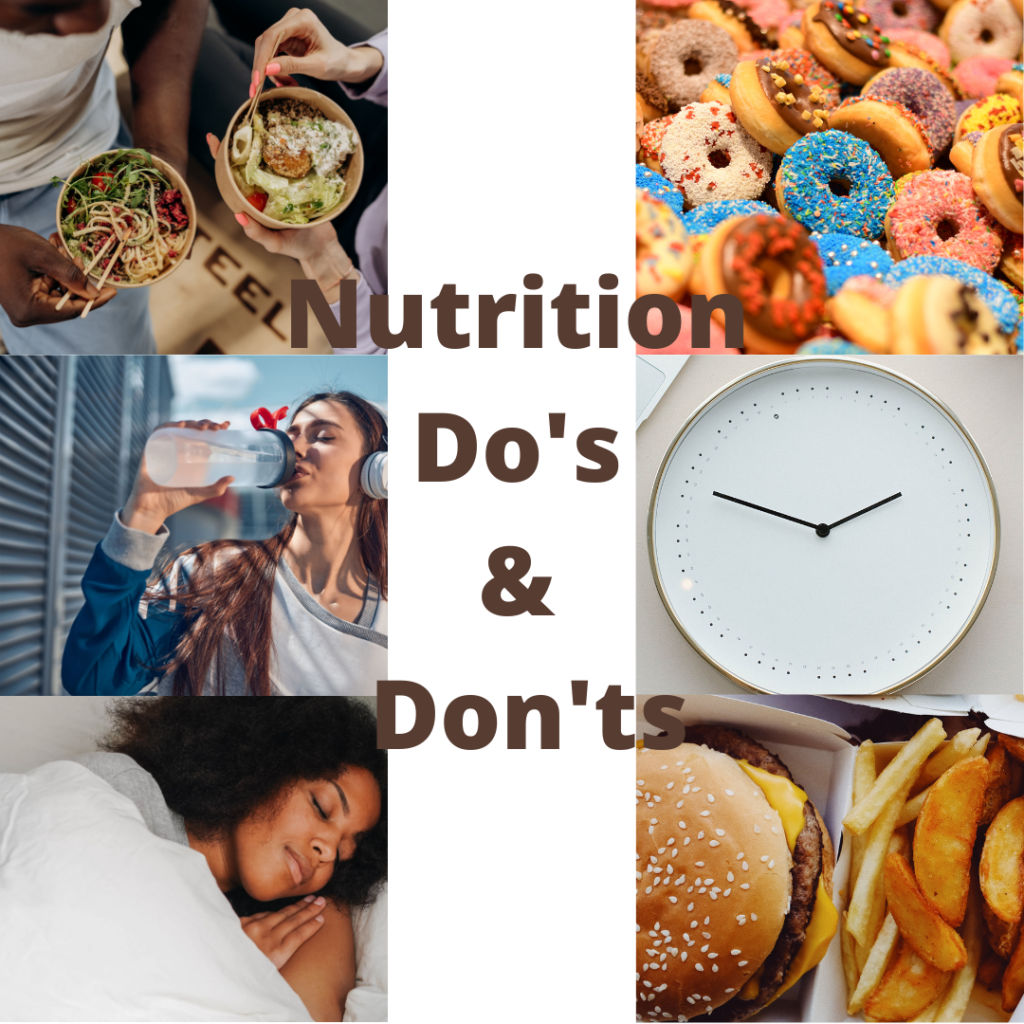 Nutrition Do's and Don'ts